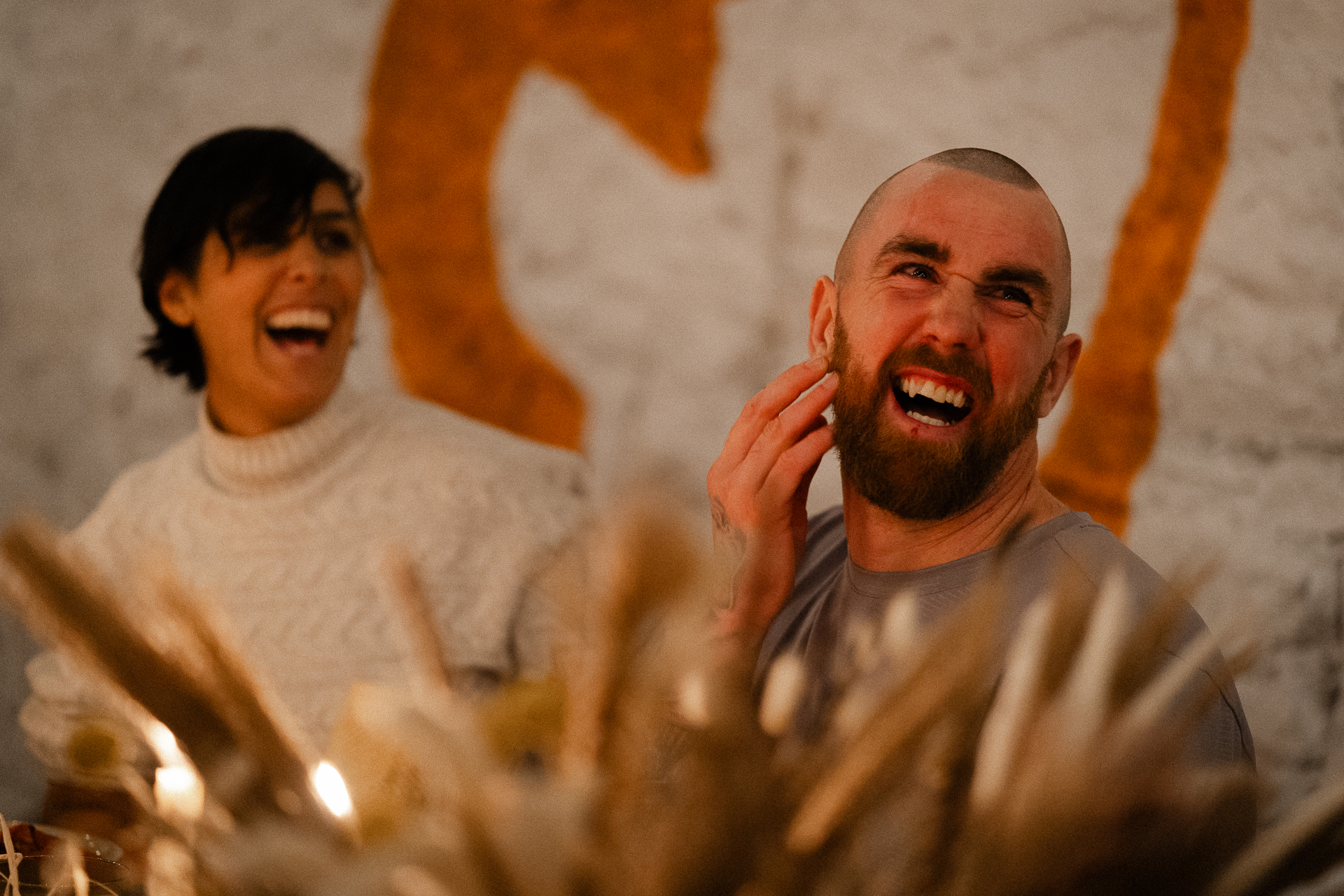 People laughing together