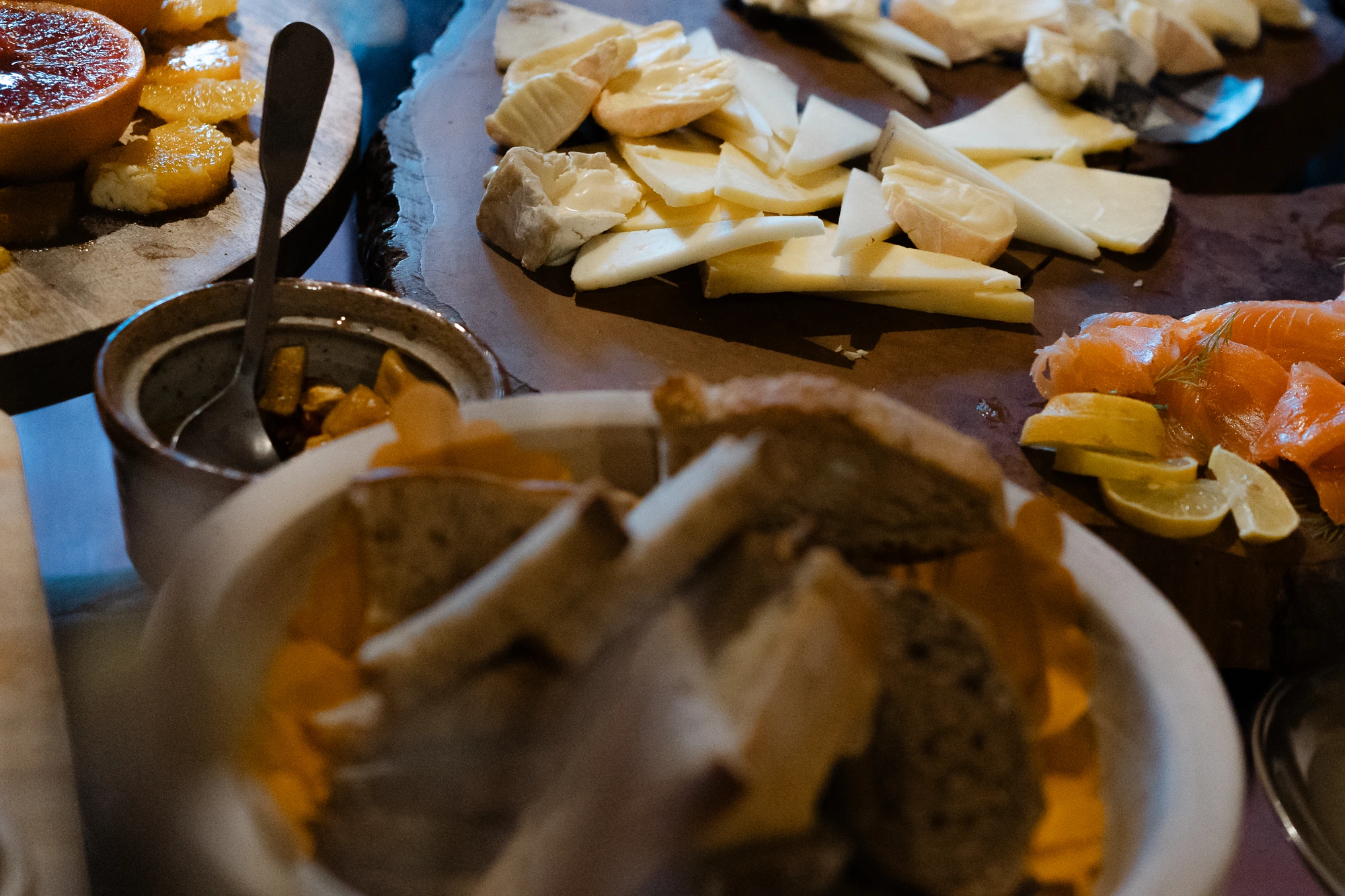 Communal dining at a FERAL retreat